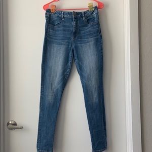 Light-Wash High Rise Jeans